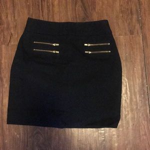 Banana Republic black mini skirt